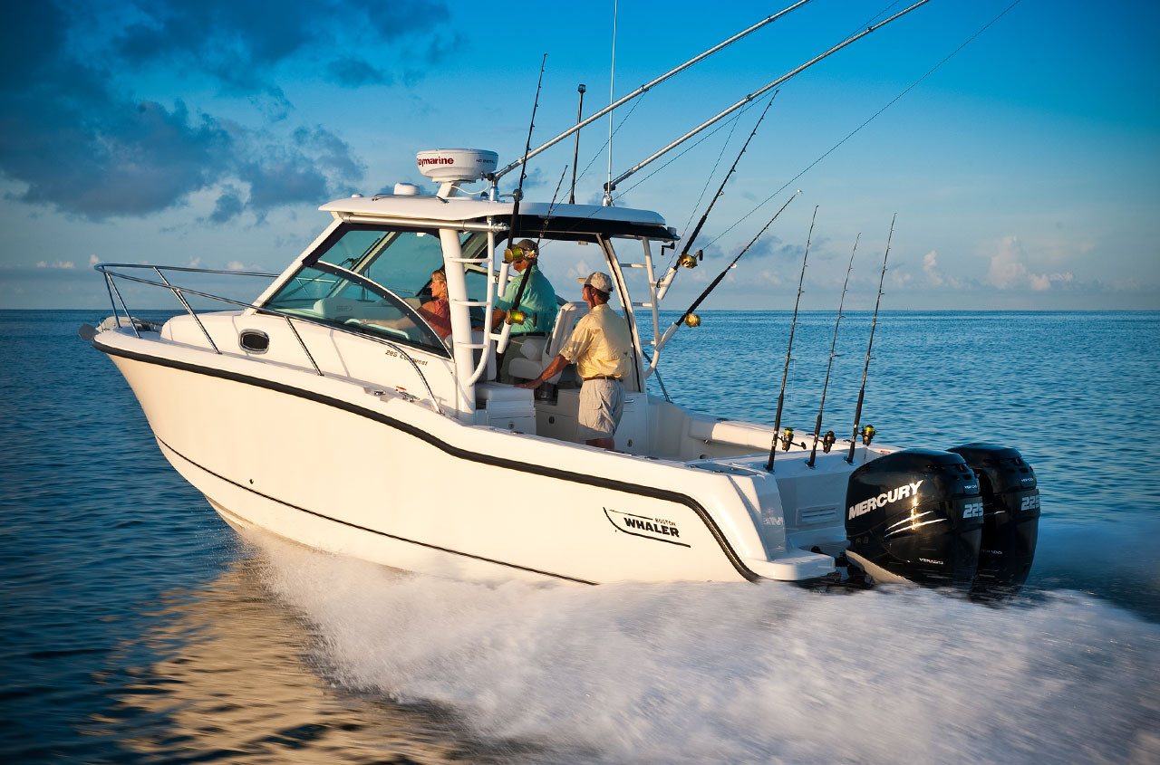 boston whaler 285 conquest twin mercury 67039